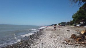 Большой Сочи. Пляж Лазурный берег в Головинке.