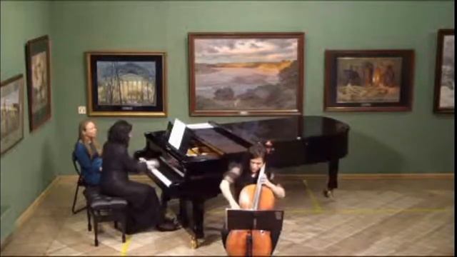 Р.Шуман «Пять пьес в народном стиле» Дуэт «ProClassic» в Школе акварели Сергея Андрияки . смотреть онлайн