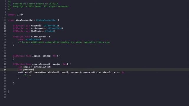 Swift Firebase Email Login Signup Tutorial смотреть онлайн
