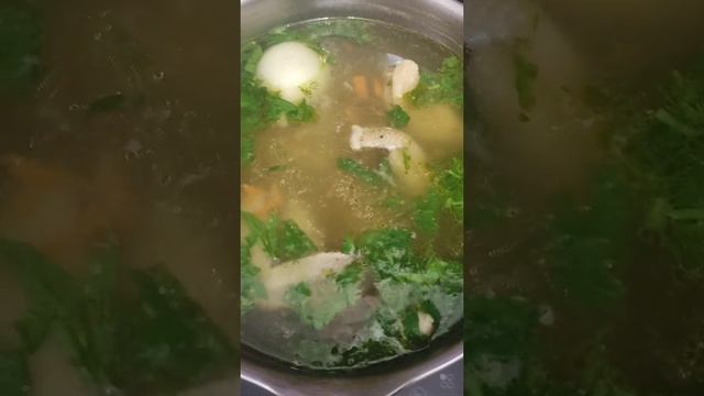 Куринный бульен?#суп #бульон #куриныйбульон