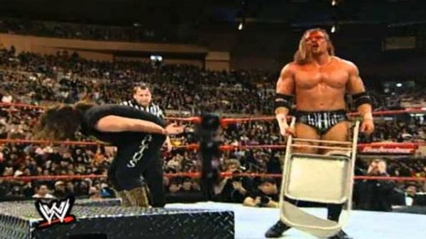 Triple H Vs Cactus Jack COMMENTARY - Royal Rumble 2000