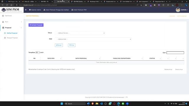 SIM PKM Dashboard - Prototyping in Figma смотреть онлайн
