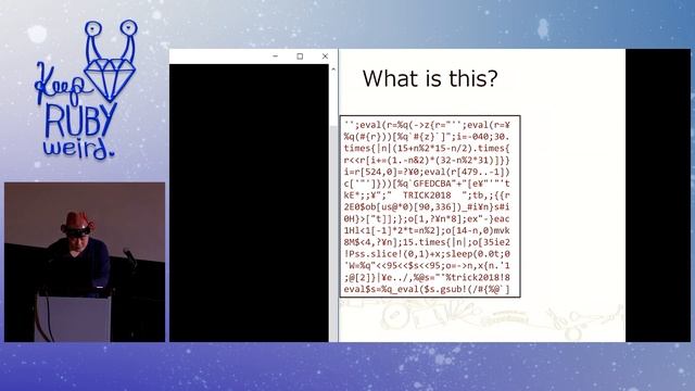Keep Ruby Weird 2018 - Transcendental Programming in Ruby by Yusuke Endoh смотреть онлайн