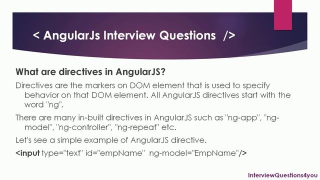 angularjs interview questions | front end developer interview questions смотреть онлайн