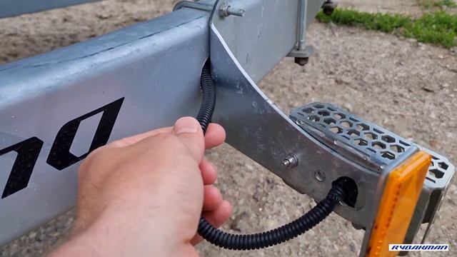 Тюнинг лодочного прицепа МЗСА 021 G. Удобные плюшки и дивайсы на прицеп. смотреть онлайн