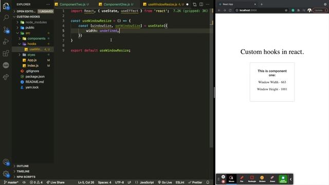 How to build Custom Hooks in React!!! смотреть онлайн