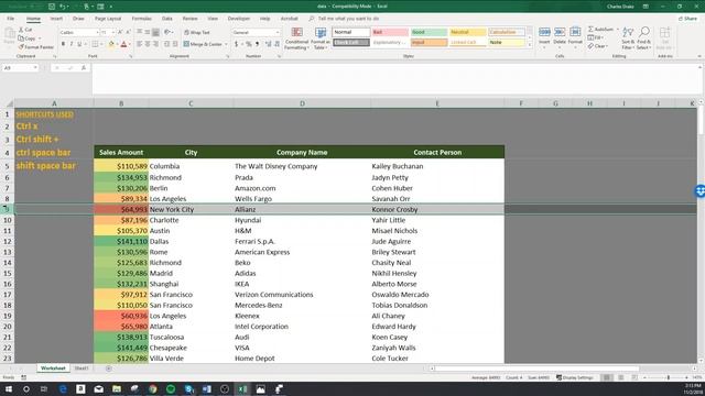 EXCEL TIP OF THE DAY: CTRL SHIFT + смотреть онлайн