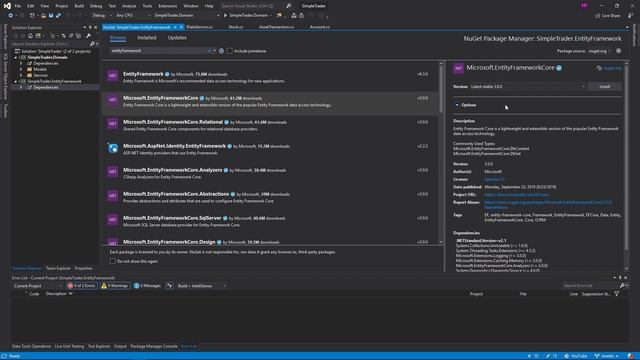Domain Introduction and Entity Framework Setup - FULL STACK WPF (.NET CORE) MVVM #1 смотреть онлайн