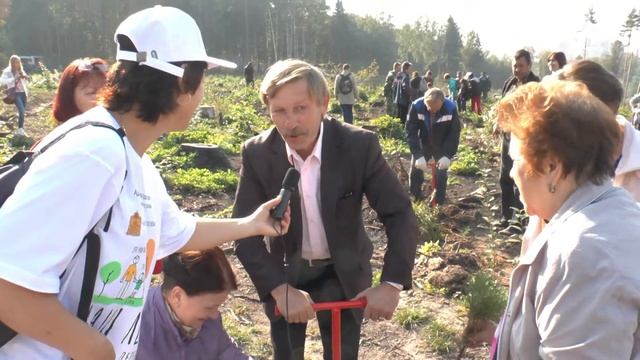 "Красногорск для людей". Акция "Наш лес. Посади свое дерево" у плотины "Синичка" смотреть онлайн