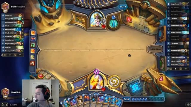 Sathrovarr Exodia Mage! Infinite Damage! Descent of Dragons OTK Combo! [Hearthstone Game of the Day смотреть онлайн