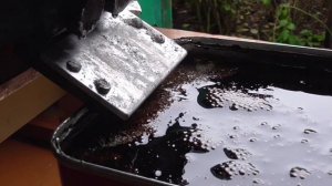 Литьё крупной дроби N° 1, 2, 3 в патоку.