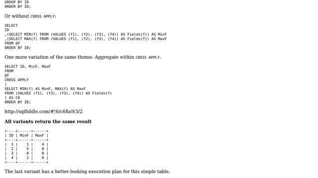 Databases: Find max and min date over multiple fields of the same record (2 Solutions!!) смотреть онлайн