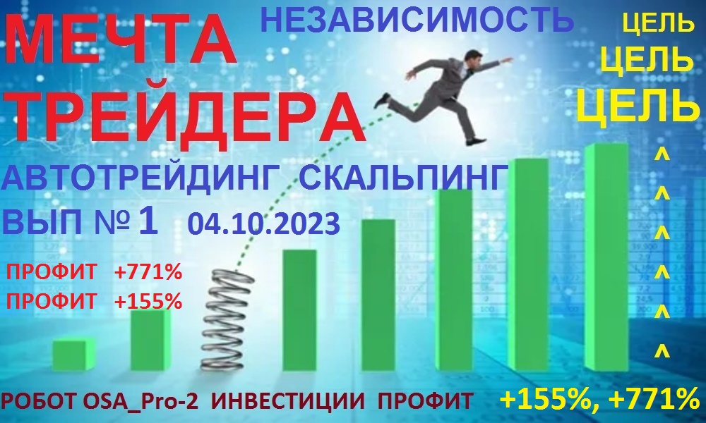 Автотрейдинг. Инвестиции. Вып №1. Робот OSA_Pro-2 в действии.Профит +155% +771% смотреть онлайн