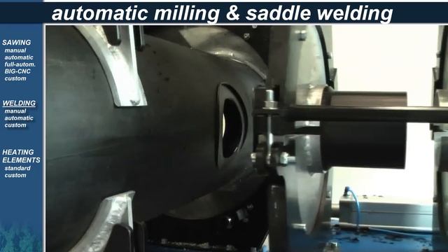 Седельная сварочная машина для изготовления неравнопроходных тройников SSM 80/400 смотреть онлайн