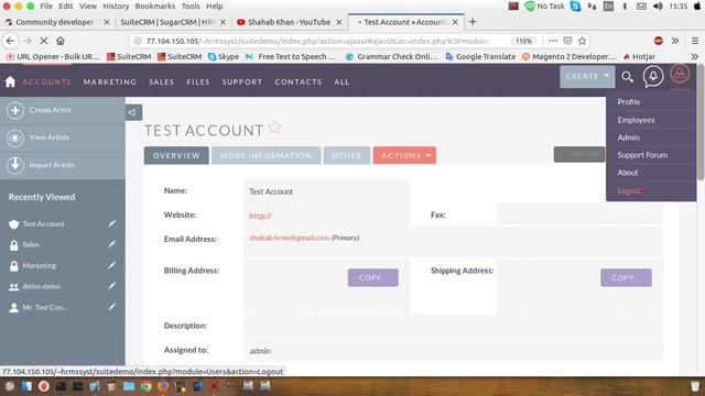 SuiteCRM how field level access works with security group смотреть онлайн