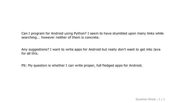 Android : Android Python Programming смотреть онлайн