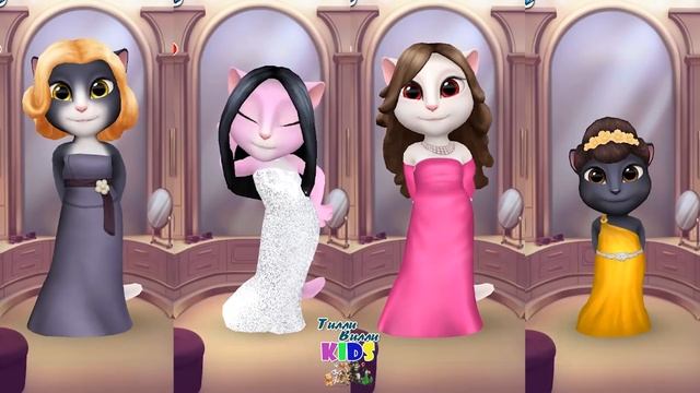 Моя говорящая Анджела ЧЕТЫРЕ КОШЕЧКИ #18 ЛУЧШИЙ РЕСТОРАН и игра Tom Jamp up АНДЖЕЛА,СОНЯ,МИЛА,АНЯ смотреть онлайн