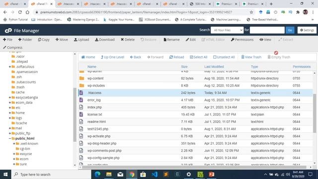 Django project deploying on CPanel 500 Internal server error problem solved!! смотреть онлайн