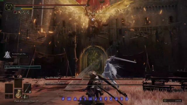 ELDEN RING PC 2560 X 1440 60 fps MISBEGOTTEN WARRIOR CRUCIBLE KNIGHT KILLED AND LOOT смотреть онлайн