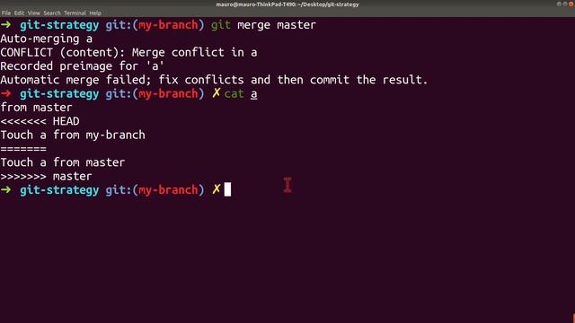 git merge -Xours master смотреть онлайн