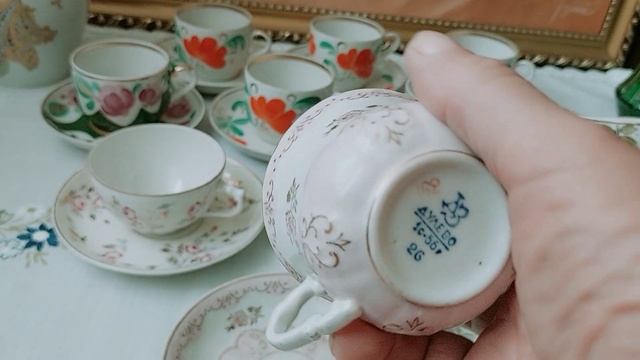 Фарфор.СССР. Чайные пары. ЛФЗ.Дулево.Вербилки.❤️?❤️?❤️? смотреть онлайн