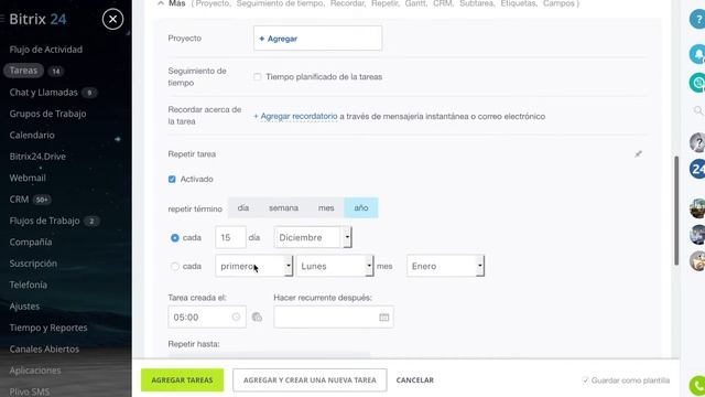 Gestión de Proyectos - Recordatorio de las Tareas | Bitrix24 смотреть онлайн