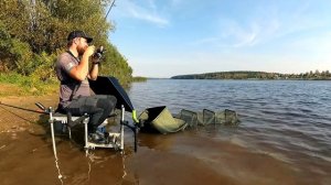 ЛЕЩ на ФИДЕР осенью на реке Волга. Октябрь 2020.  Ждал крупного леща.