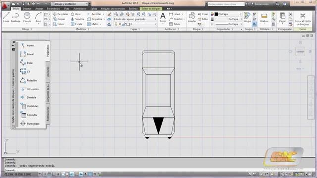 23.2-a Autocad 2013. Edición de Bloques. смотреть онлайн