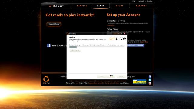 OnLive - обзор облачного гейминга! (от OnePoint)