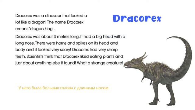 Lesson Dragons and Creatures: Dinosaur facts 4th Grade смотреть онлайн