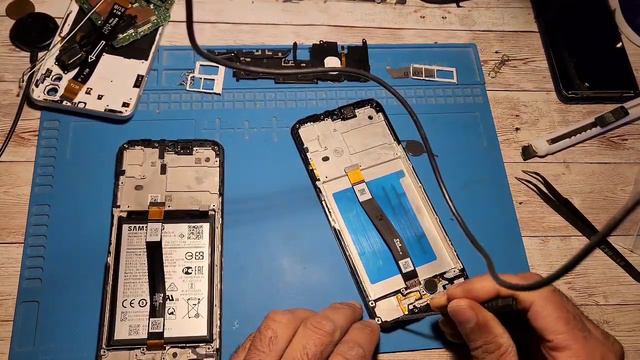 Samsung Galaxy A22 5G Lcd Display And Frame Replacement