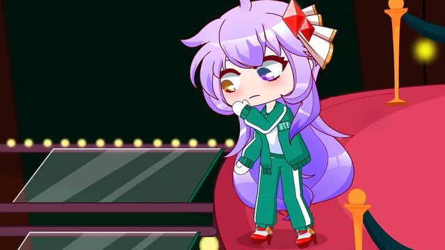 Ppg And Rrb Reacting To Squid Game | Gacha Club | Ppg X Rrb Gacha Life