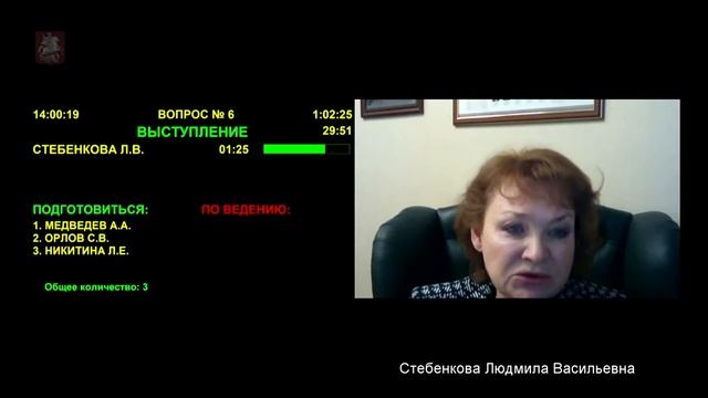 26.01.2022. Заседание Московской городской Думы № 1572 смотреть онлайн