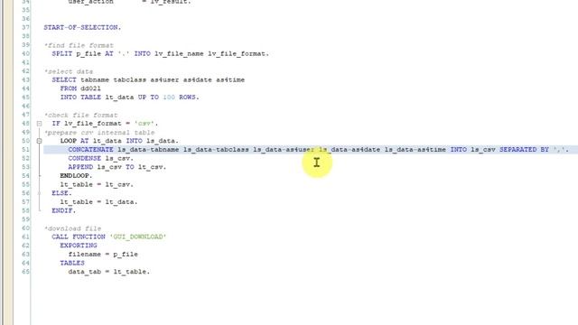 ABAP Beginners Tutorial: How To Quickly Download A File? смотреть онлайн