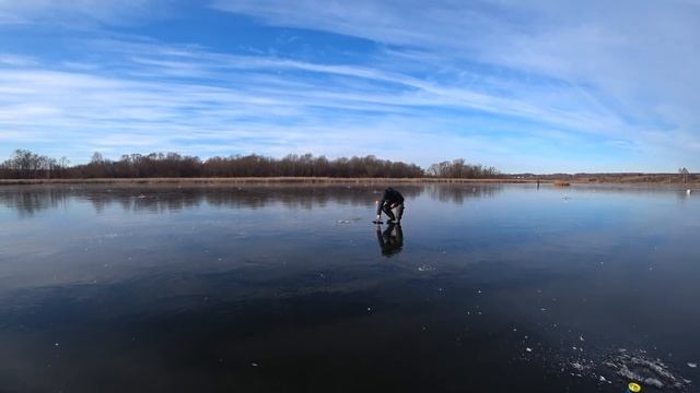Первый лёд. Зимняя рыбалка 2019-2020 г Ловля на балансир и мормышку. смотреть онлайн