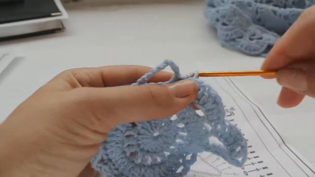 АЖУРНЫЙ ЛЕГКИЙ МОТИВ КРЮЧКОМ смотреть онлайн