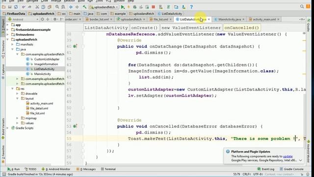 Firebase Image Fetching Code Part 2 смотреть онлайн