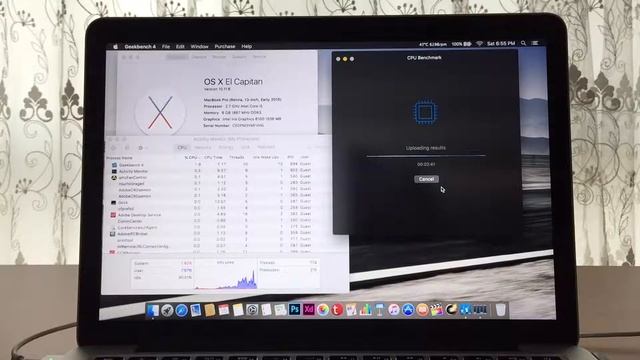 Macbook Pro 13 inch Early 2015 Geekbench Test смотреть онлайн