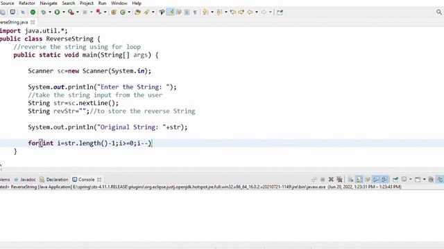 How to reverse a string in java смотреть онлайн