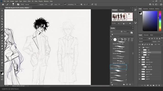 CHARACTER DESIGN // how I approach posing and finding the right style - Gloamingvale смотреть онлайн