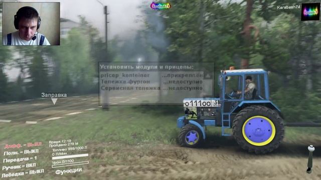 SpinTires обзор мода ( МТЗ ) смотреть онлайн