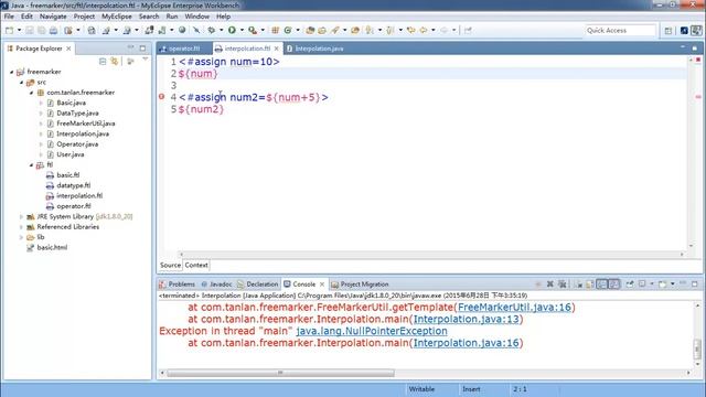 Java Web扩展 Freemarker 7 插值 смотреть онлайн