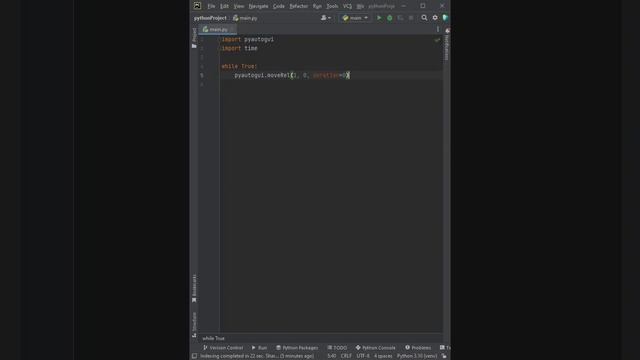 How to make an auto-mouse mover with Python? #python #programming #tutorial смотреть онлайн