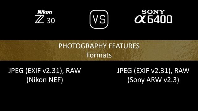 Nikon Z30 vs. Sony A6400: A Comparison of Specifications смотреть онлайн