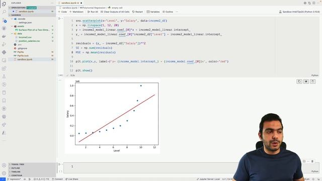 7.7. Polynomial Regression using scikit-learn смотреть онлайн