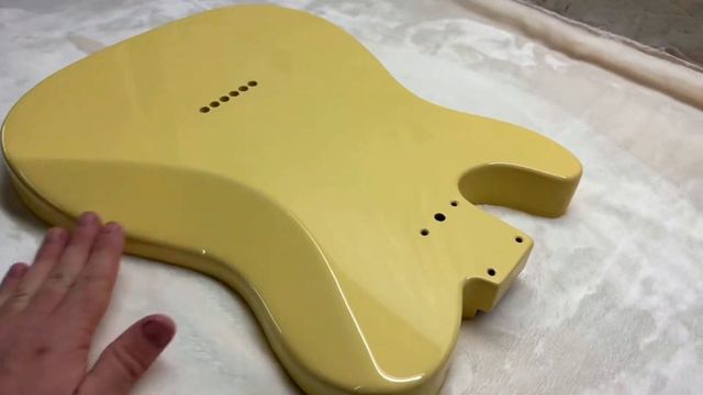 Fender American Standard Telecaster Guitar - Painted Buttercream by Sims Custom Shop смотреть онлайн