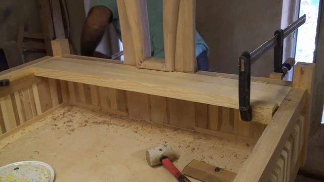 Изготовление рабочего стола в мастерскую , стол для изготовления мебели, часть 3 смотреть онлайн