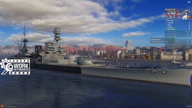 World of Warships - First Look: Tier VI Premium British Battleship HMS Repulse смотреть онлайн