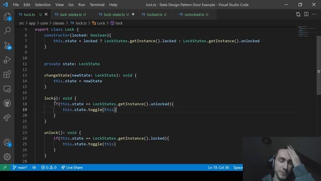 State Design Pattern Example | Design Patterns смотреть онлайн