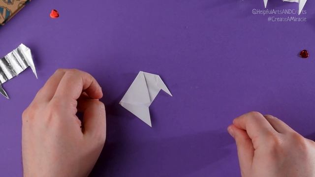 How to make vampire teeth with paper easy for Halloween ? [Origami tutorial] смотреть онлайн